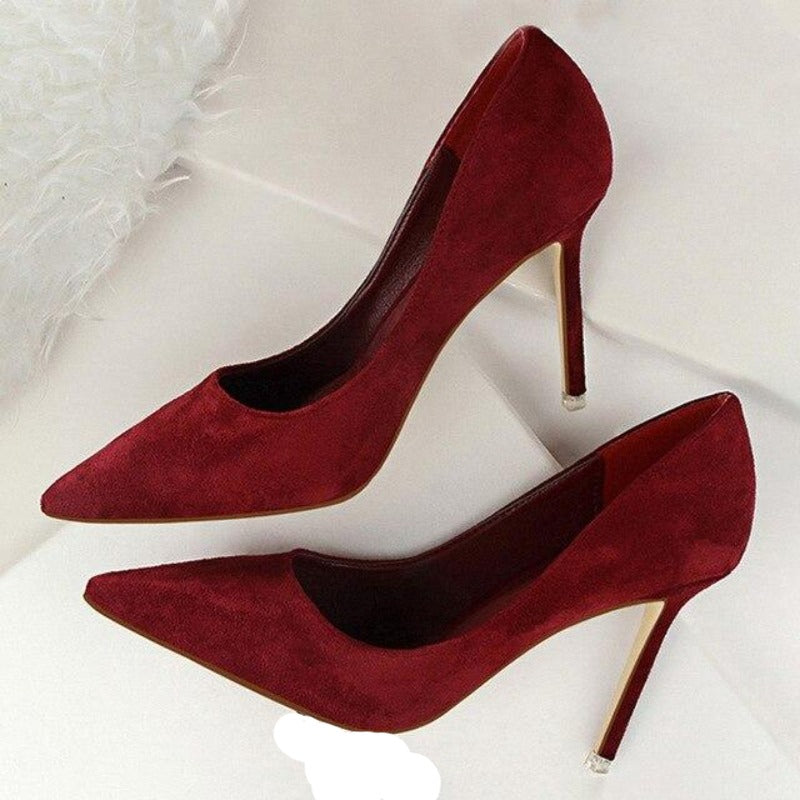 Lune London | Suede High Heels Pumps