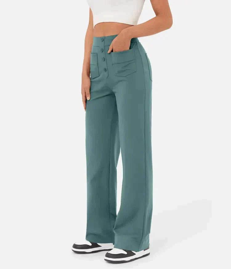 Lune London | Pantalon de loisirs élastique taille haute