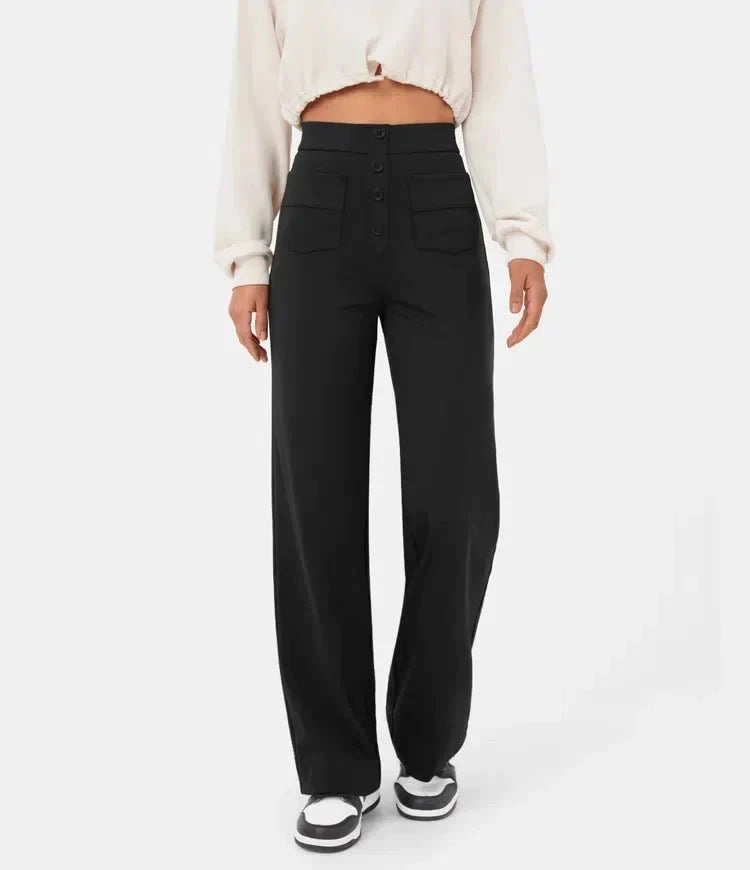 Lune London | Pantalon de loisirs élastique taille haute
