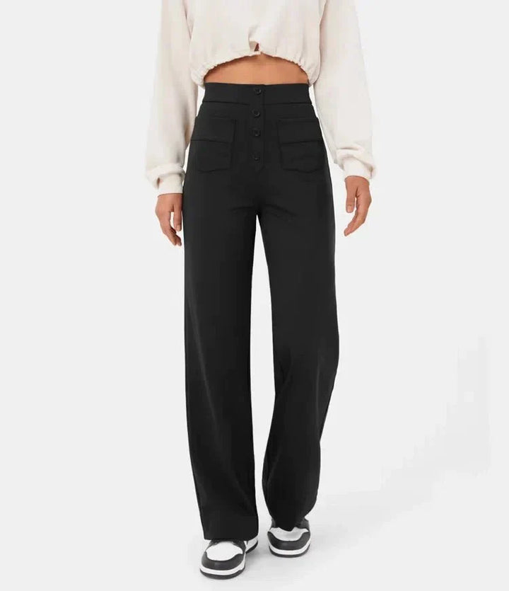 Lune London | Pantalon de loisirs élastique taille haute