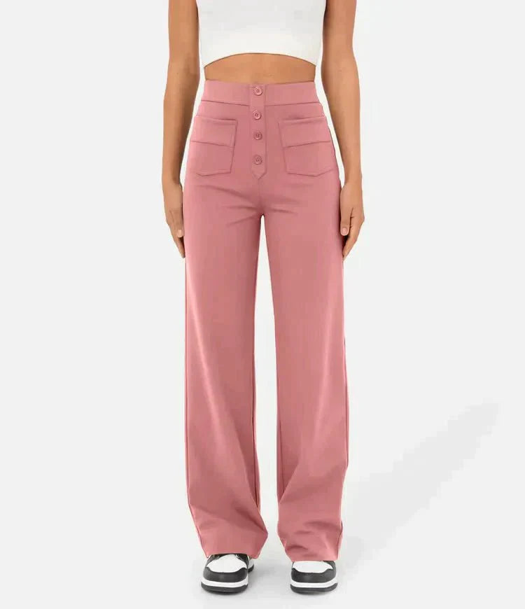 Lune London | Pantalon de loisirs élastique taille haute