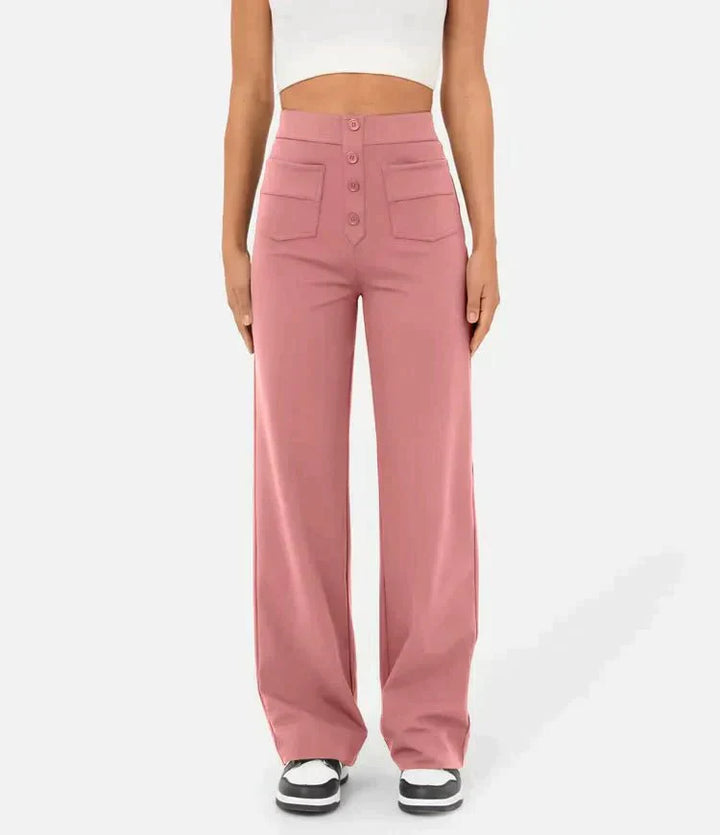 Lune London | Pantalon de loisirs élastique taille haute