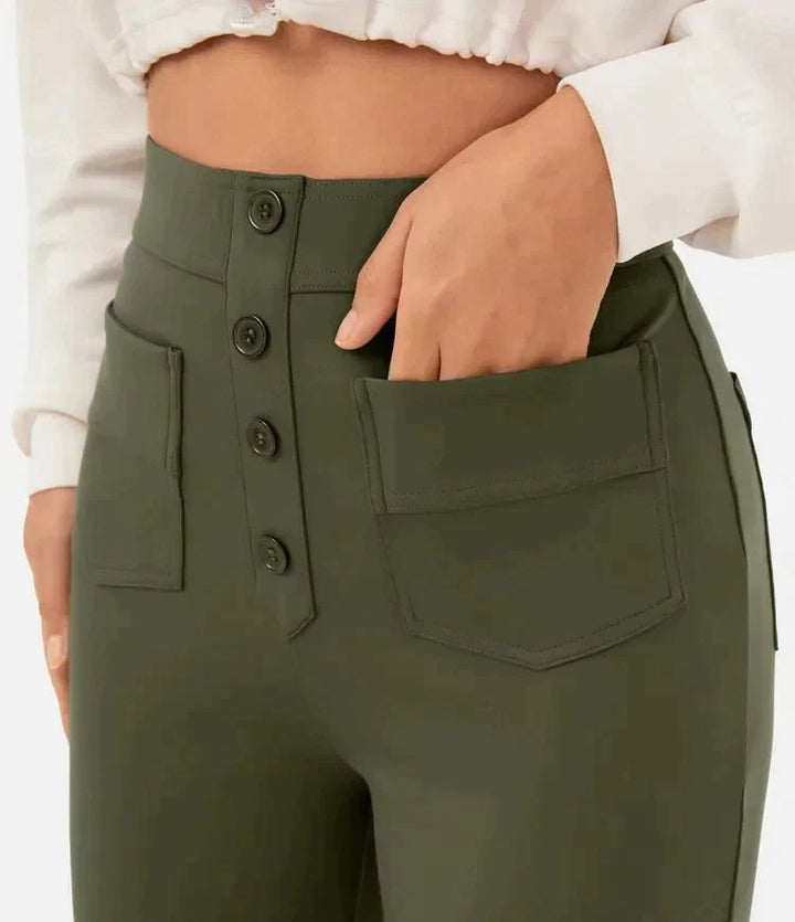 Lune London | Pantalon de loisirs élastique taille haute