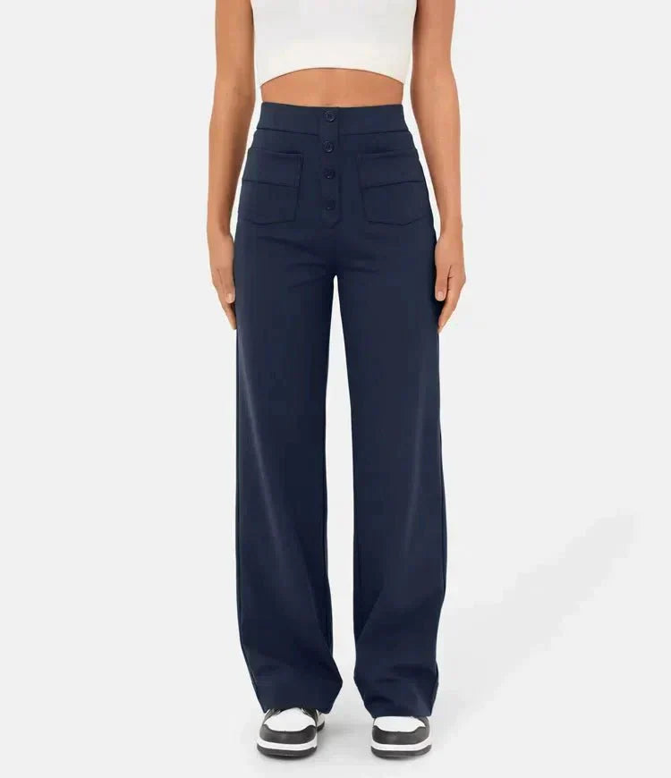 Lune London | Pantalon de loisirs élastique taille haute
