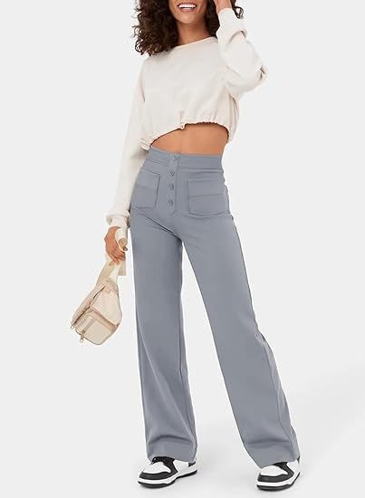 Lune London | Pantalons de loisirs élastiques taille haute