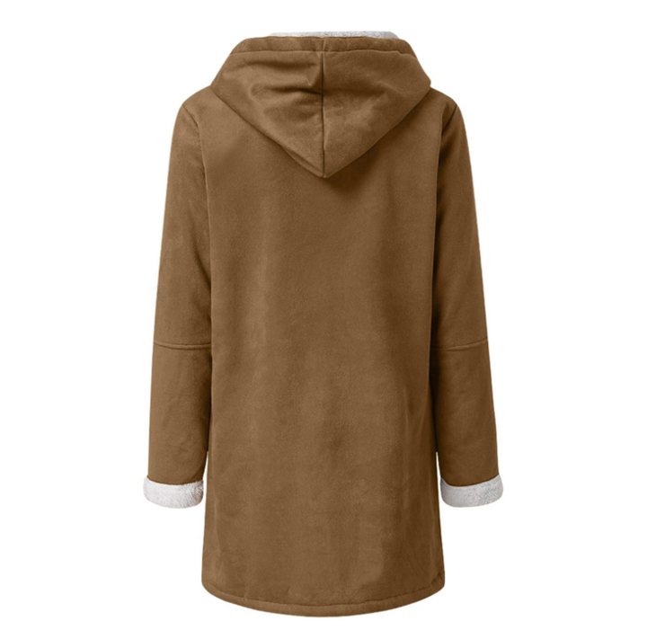 Lune London | Sheepskin Coat - Soft and Warm - Hood & Toggle Closure - Lined Comfort