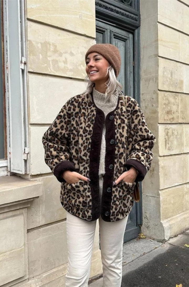 Lune London | Casual Cardigan Animal Print Comfortable and Stylish