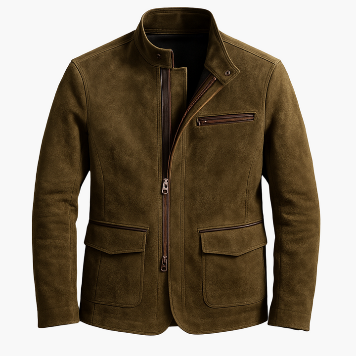 Lune London | Modern Urban Style Jacket - Elegant transitional jacket with a stand-up collar and practical zipper