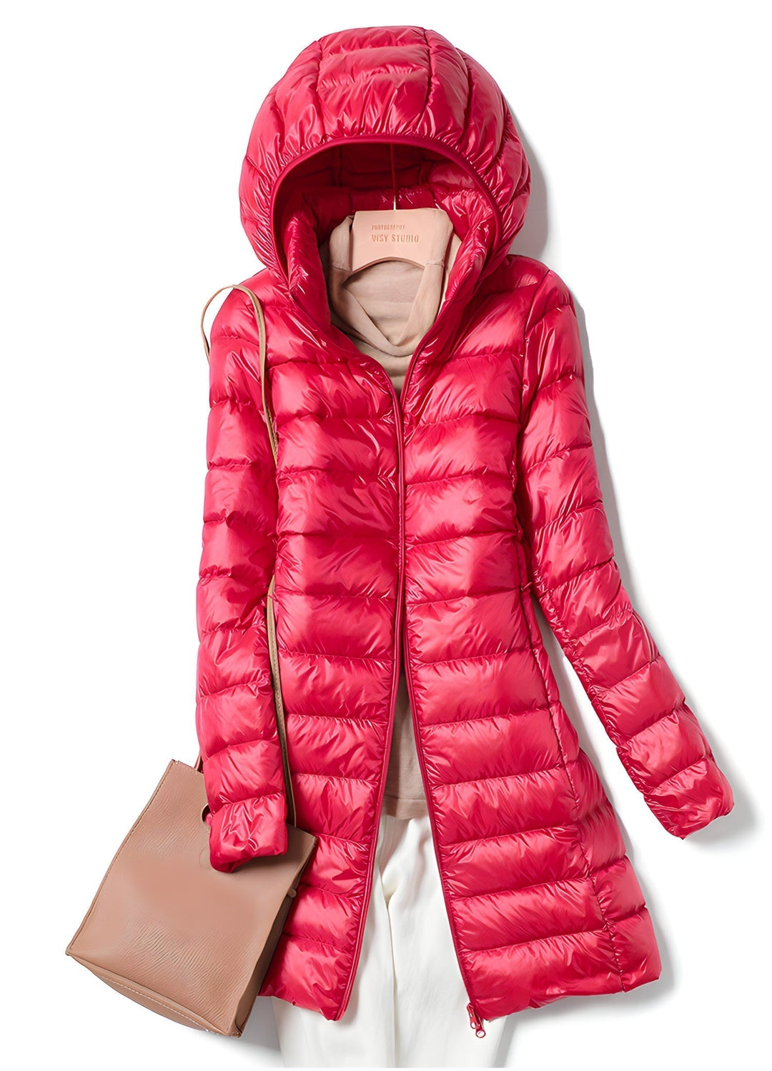 Lune London Long down jacket for women