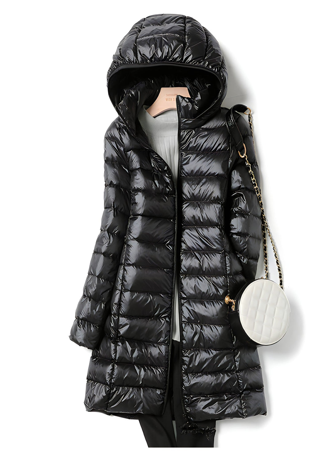 Lune London Long down jacket for women