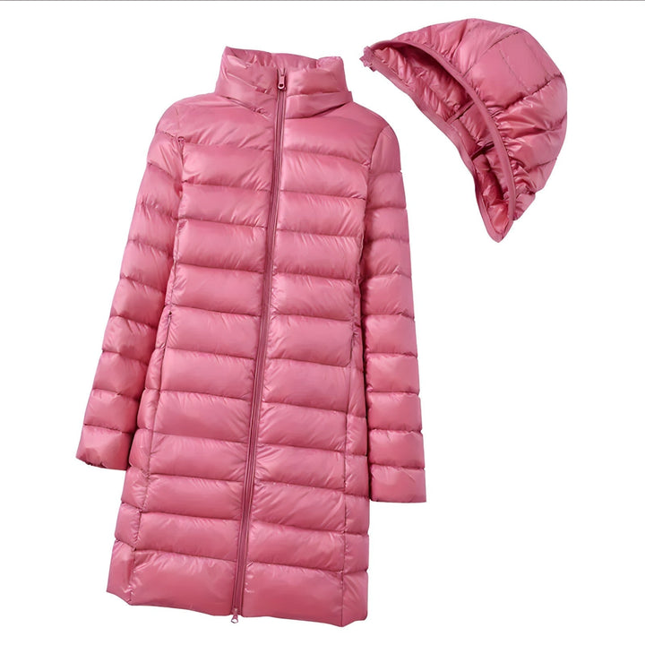 Lune London Long down jacket for women