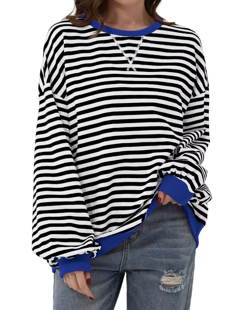 Lune London | Casual Striped Sweatshirt Soft and Stylish Perfect for Relaxed Days