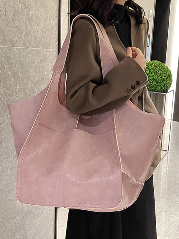 Lune London | Easy Large Bag Soft Leather Large Capacity One Shoulder Portable Tote Bag