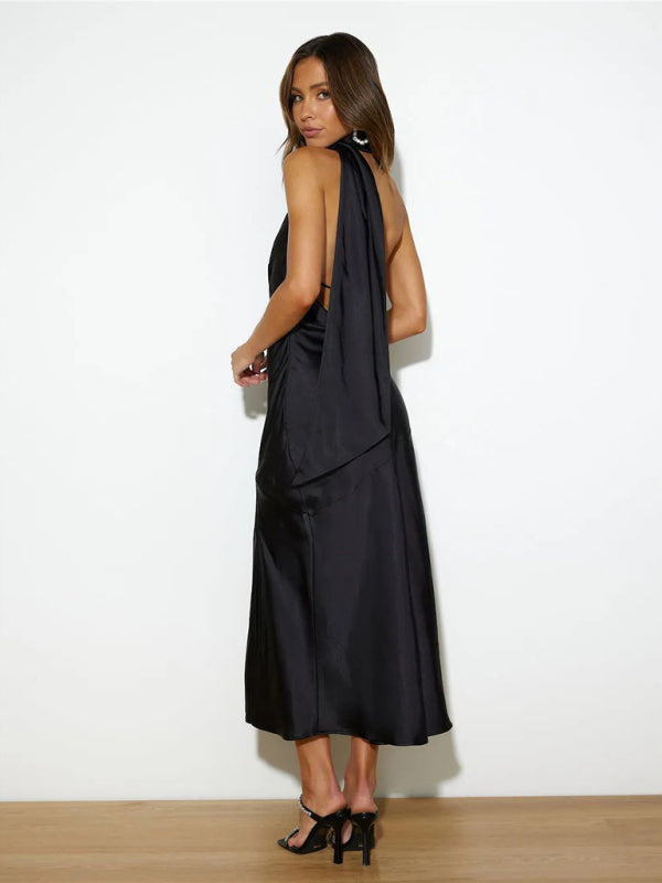 Lune London | Vibrant Halter Midi Dress