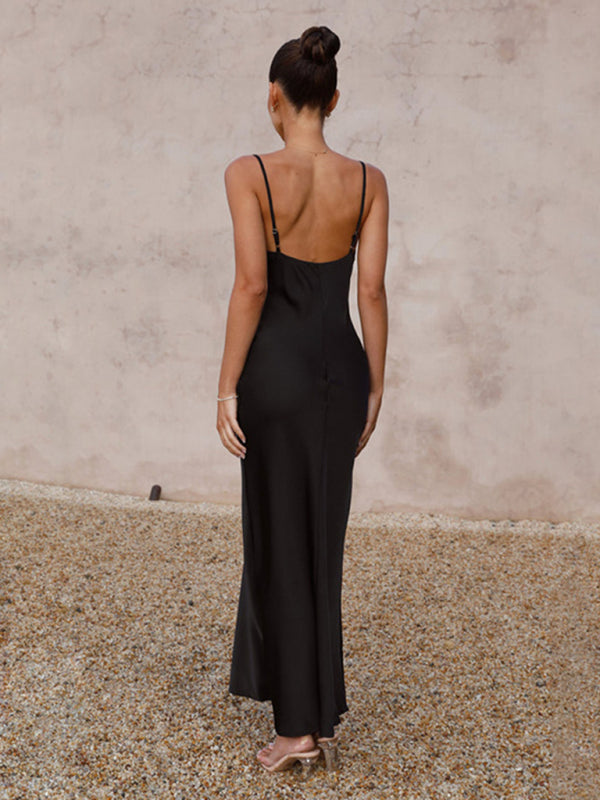 Lune London | Elegant Satin Dress for Occasions During The Day and Evening