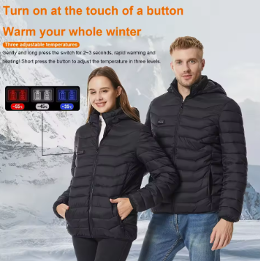 Lune London | Warm Outdoor Jacket Usb Rechargeable Heated Coat