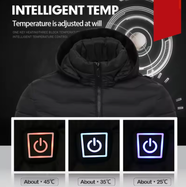 Lune London | Warm Outdoor Jacket Usb Rechargeable Heated Coat