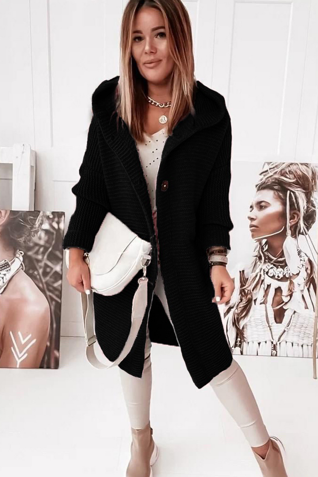 Lune London | Chic leisure coat with hood