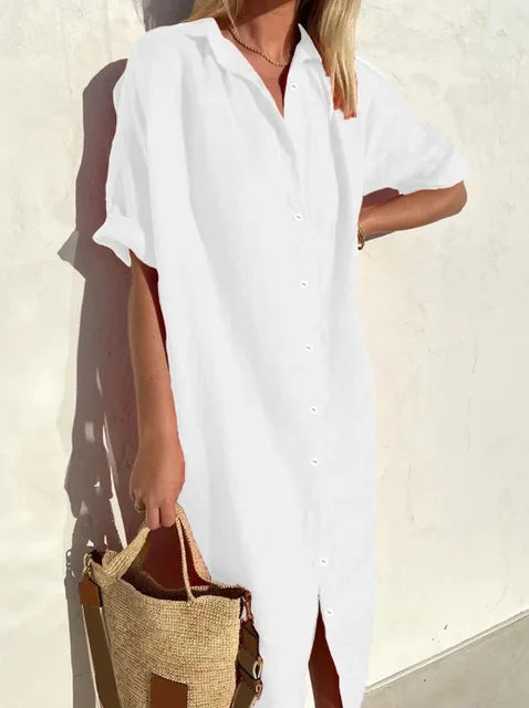 Lune London | Linen Shirt Dress
