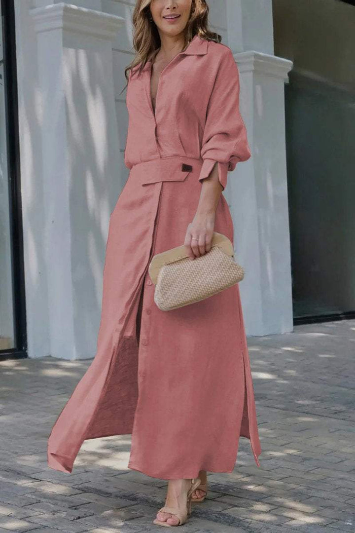 Lune London | Classic Linen Maxi Dress
