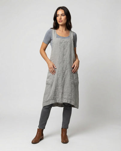 Lune London | Cotton apron dress with pockets
