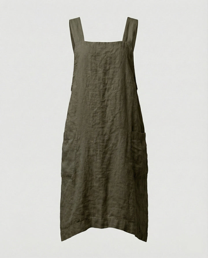 Lune London | Cotton apron dress with pockets