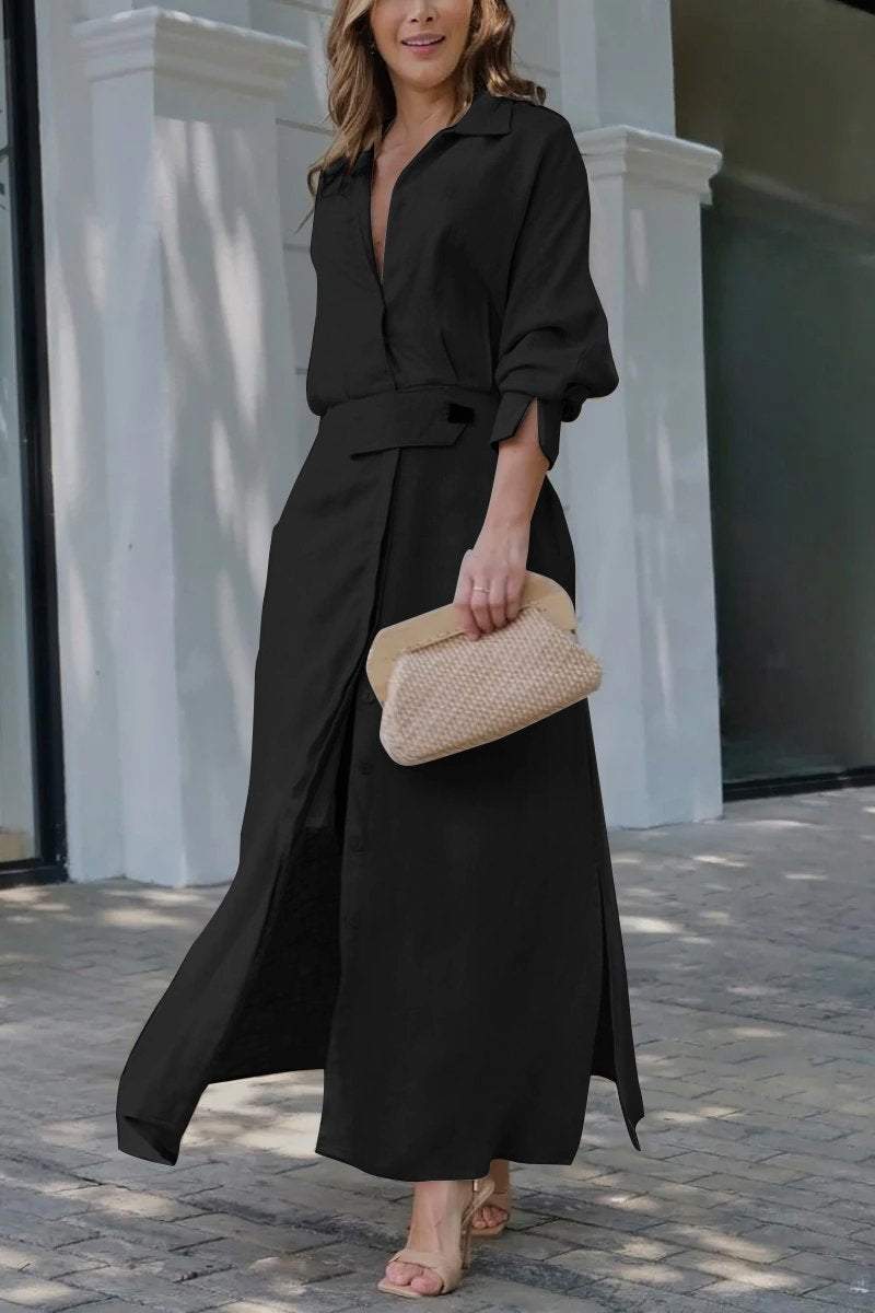 Lune London | Classic Linen Maxi Dress