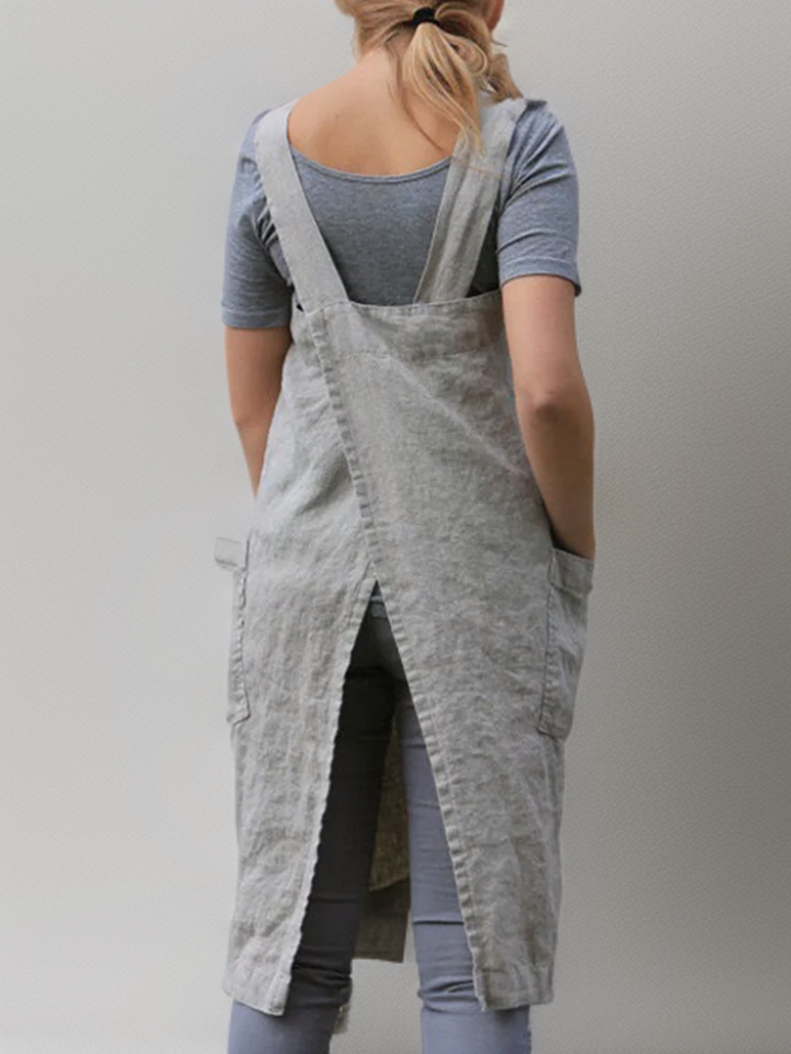Lune London | Cotton Apron Dress with Pockets