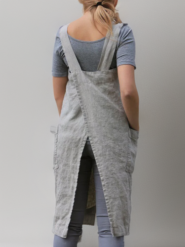 Lune London | Cotton Apron Dress with Pockets