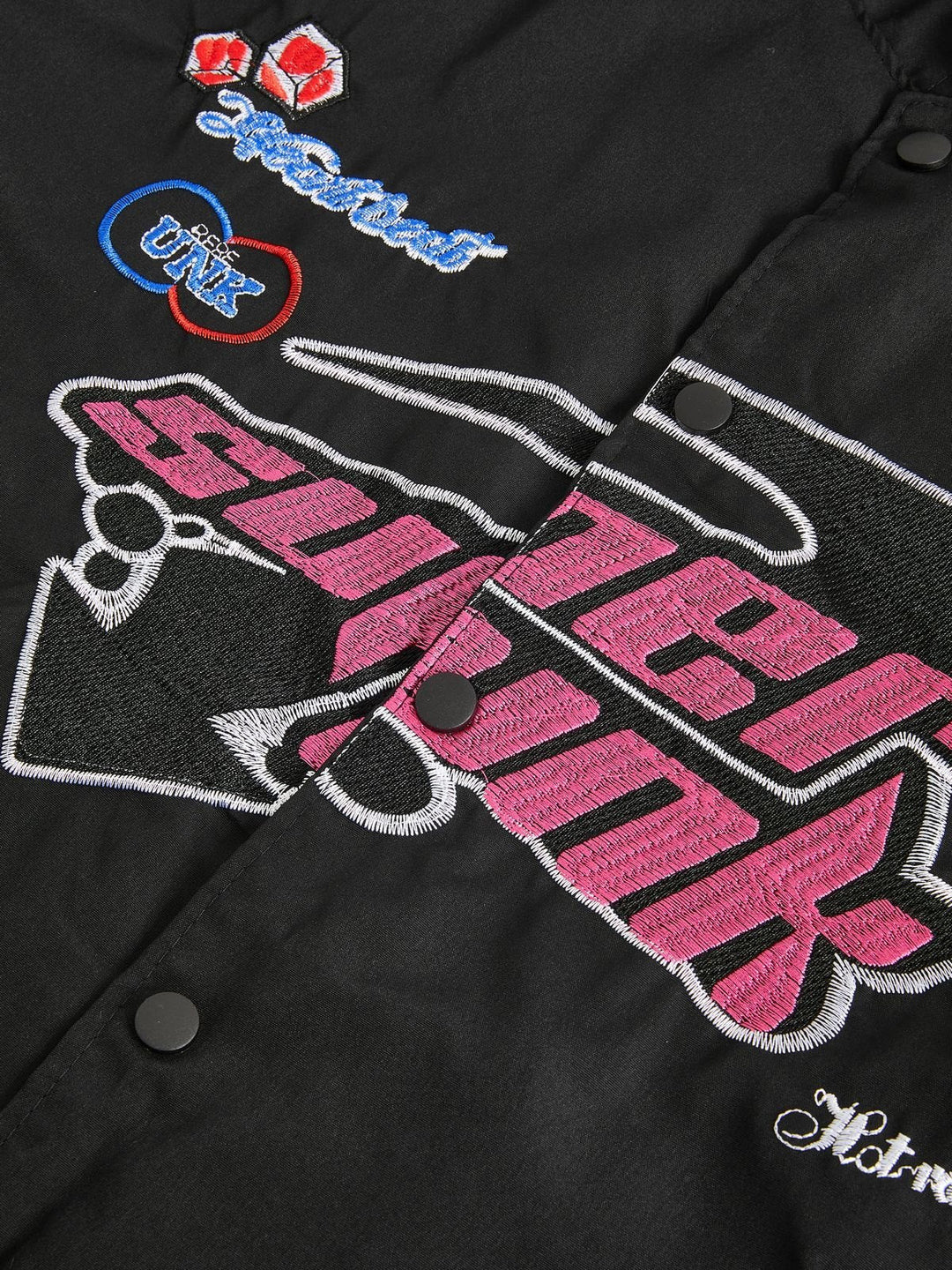 Lune London | Vintage Motorcycle Bomber Jacket with Embroidery