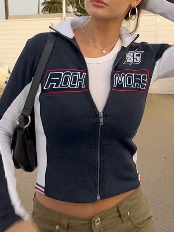 Lune London | Motorcycle jacket with embroidered logo