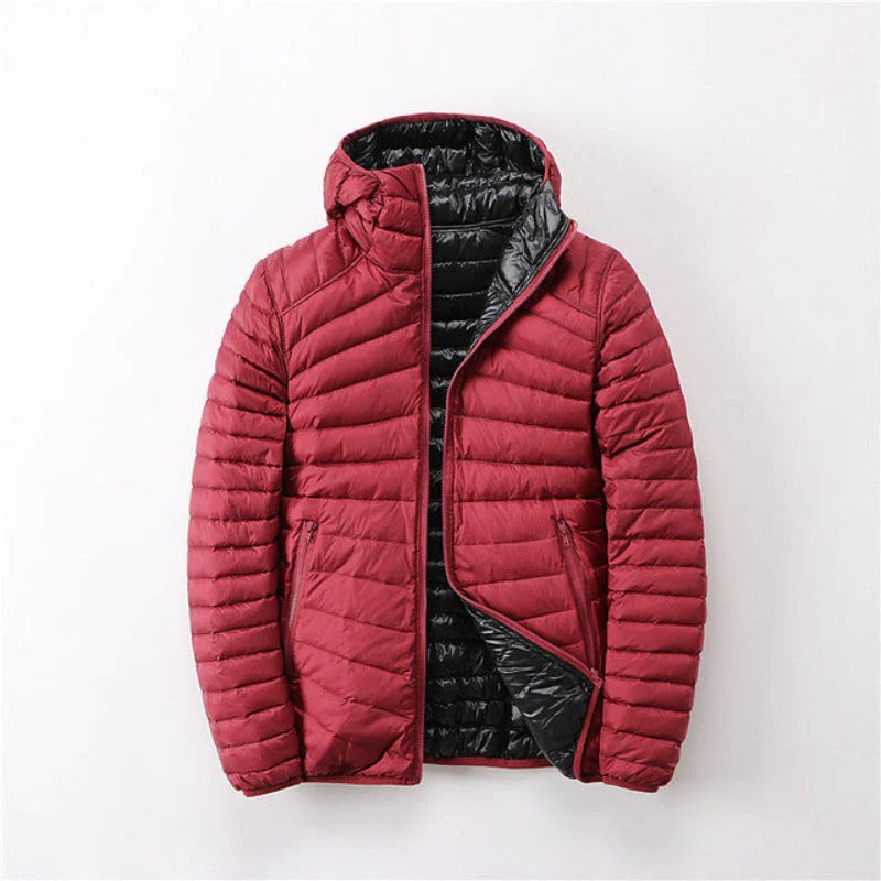 Lune London | Jacket - Padded and Windproof - Regular Fit - With Hood and Zipper Pockets