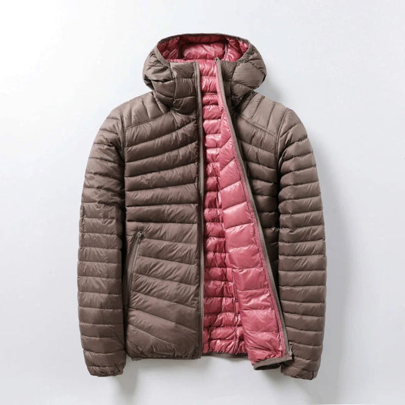 Lune London | Jacket - Padded and Windproof - Regular Fit - With Hood and Zipper Pockets