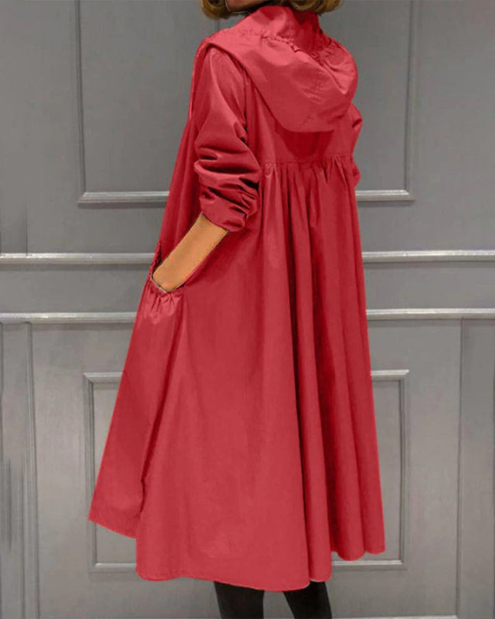 Lune London | Trench coat - Waterproof with hood - Casual fit - Fully zipped Outerwear