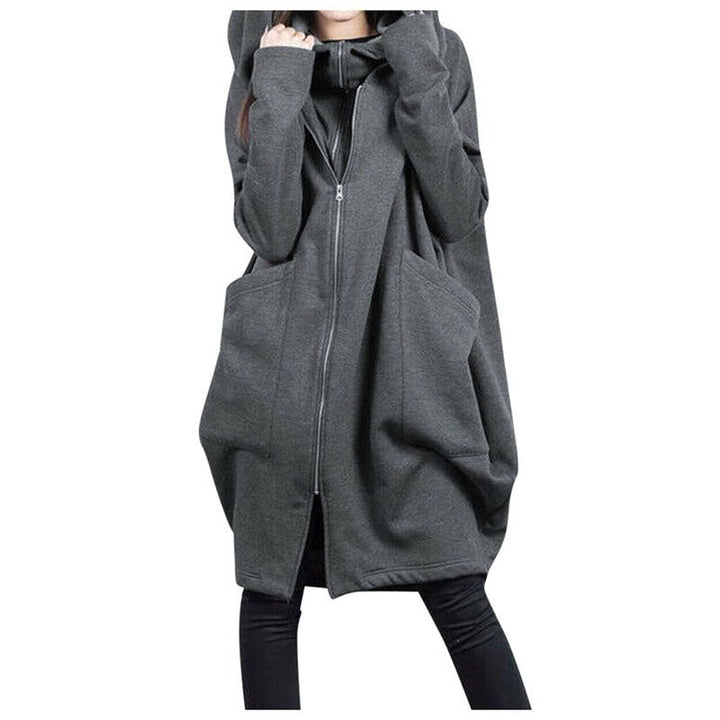 Lune London | Coat - Mid-length - Plus size fit - Hood - Zipper - Large pockets