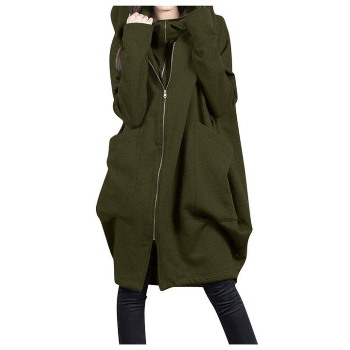 Lune London | Coat - Mid-length - Plus size fit - Hood - Zipper - Large pockets