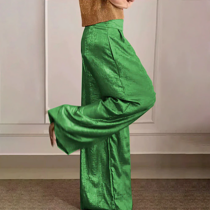 Lune London | Wide Legs High Waist Light Silky Fall Elegant Fit
