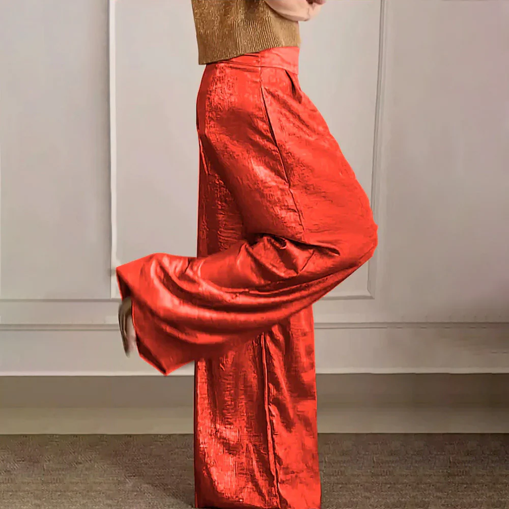 Lune London | Wide Legs High Waist Light Silky Fall Elegant Fit
