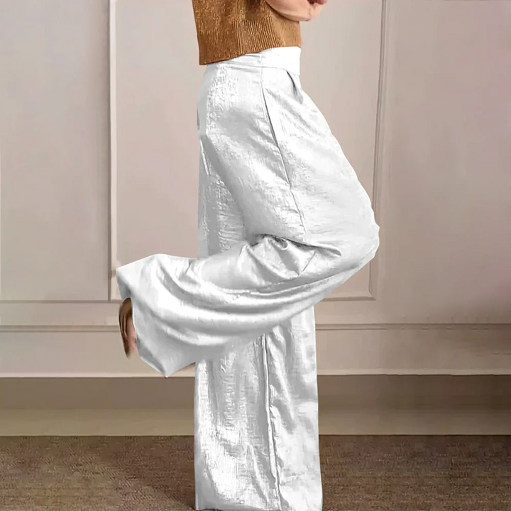 Lune London | Wide Legs High Waist Light Silky Fall Elegant Fit