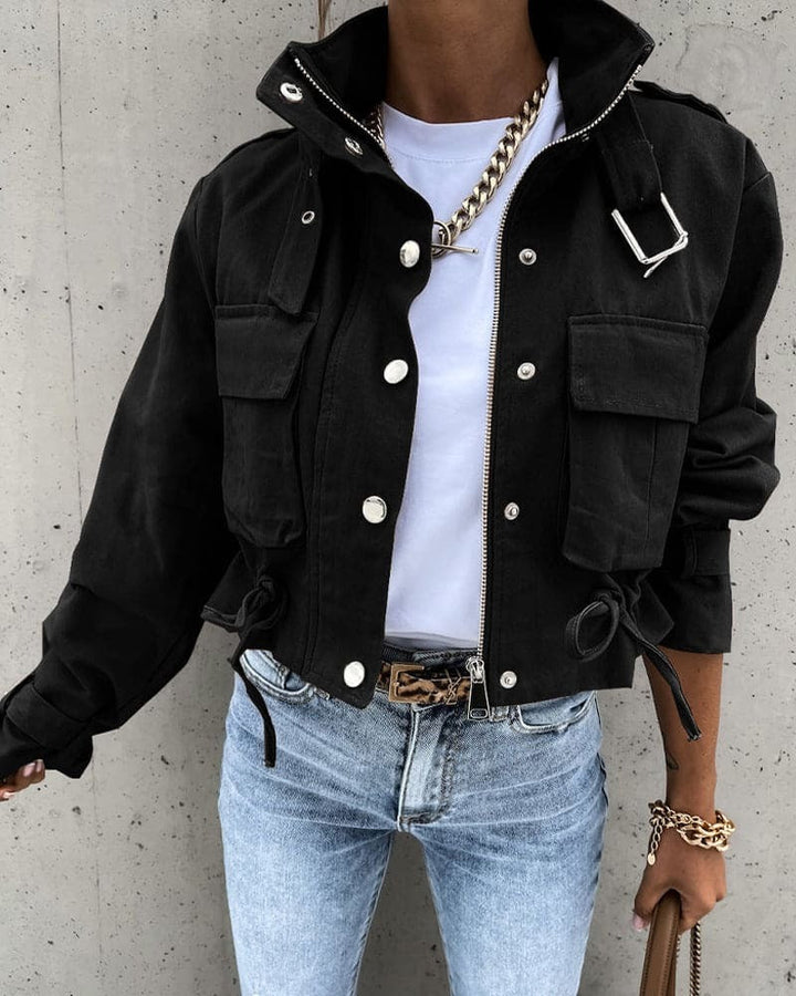 Lune London | Jacket - Short Utility Design - Structured Fit - Drawstring at Waist