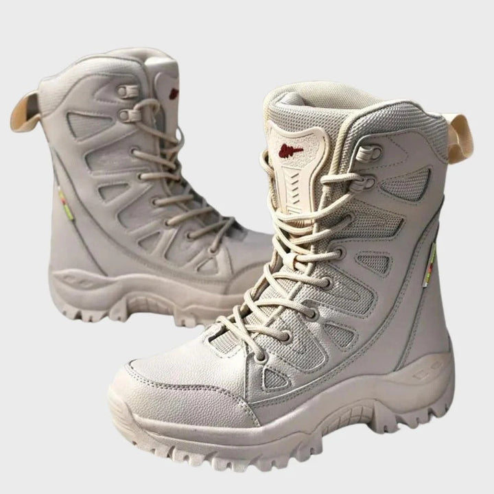Lune London | Hiking shoes - Leather-Mesh - High format - Reinforced toe area - Ankle support