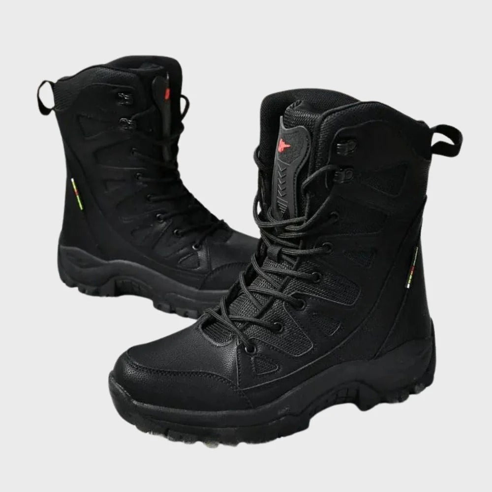 Lune London | Hiking shoes - Leather-Mesh - High format - Reinforced toe area - Ankle support