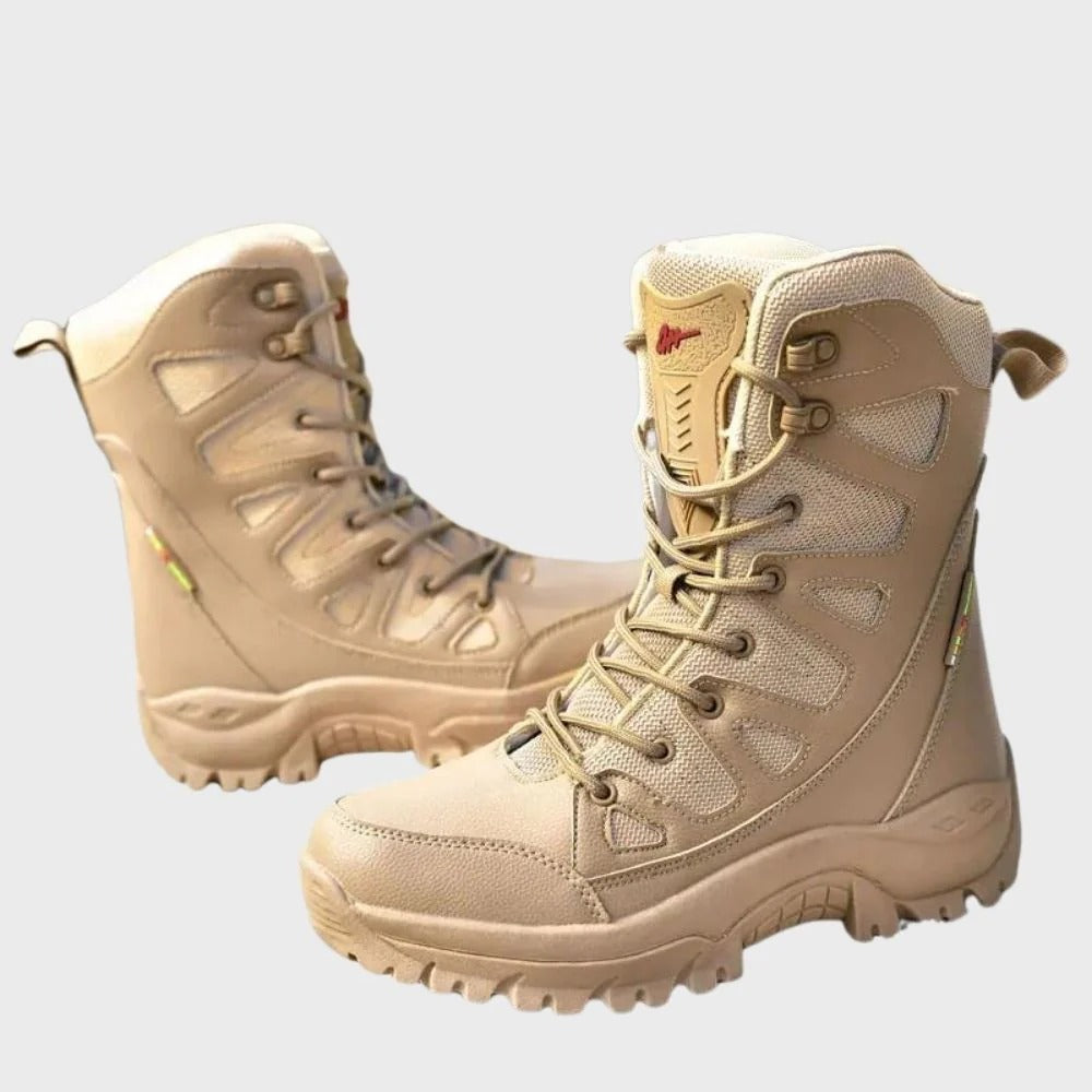 Lune London | Hiking shoes - Leather-Mesh - High format - Reinforced toe area - Ankle support