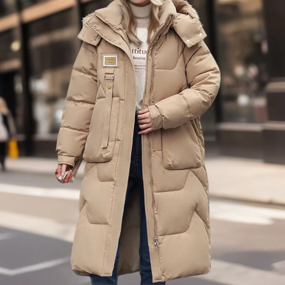 Lune London | Coat - Quilted - Oversized Fit - Hood - Full Length - Warm Insulated