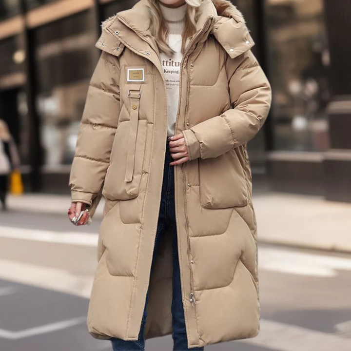 Lune London | Coat - Quilted - Oversized Fit - Hood - Full Length - Warm Insulated