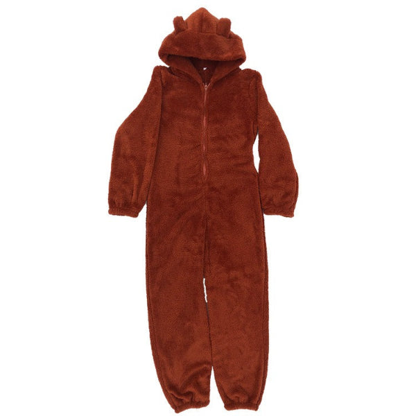 Lune London | Women's Teddy Fleece Overall with Hood