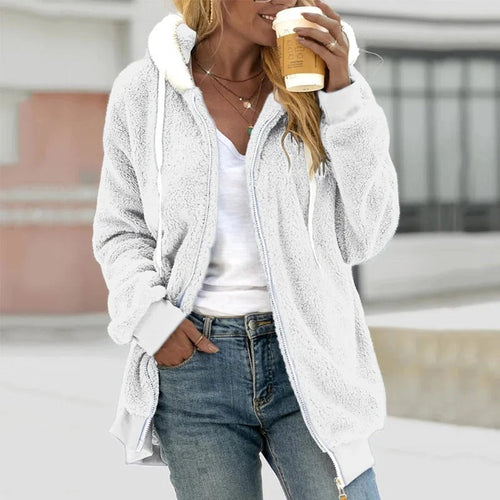 Lune London | Hoodie Jacket - Plush Fleece - Oversized Fit - Zipper - Casual Style
