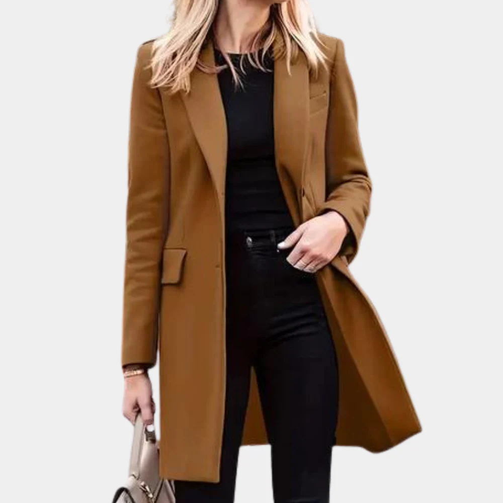 Lune London | Trench coat - Tailored fit - Structured silhouette - Notched collar - Flap pockets