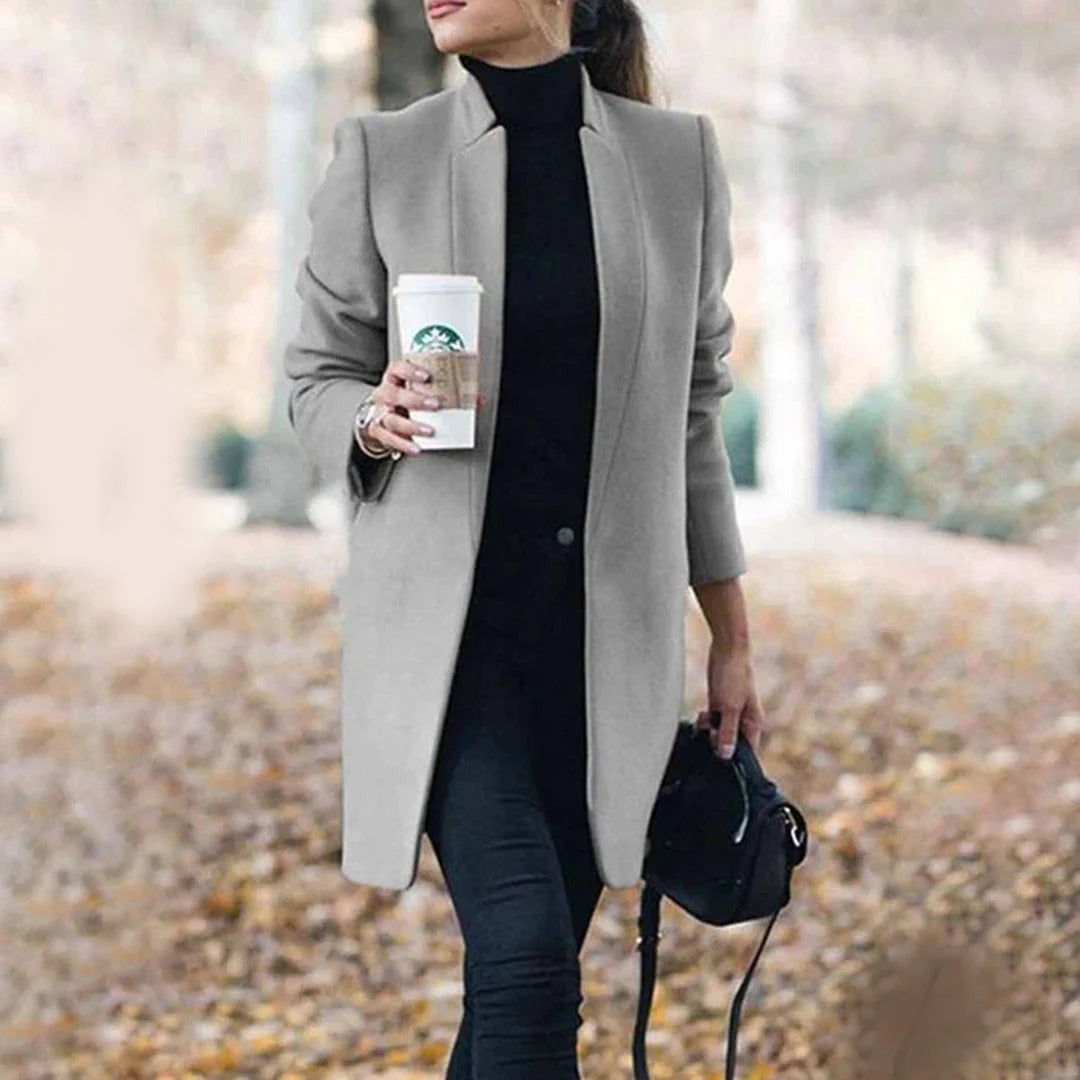 Lune London | Coat - Tailored - Wool blend - Knee length - Minimalist design