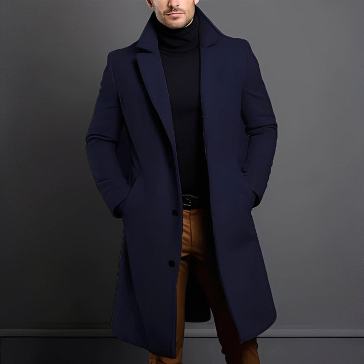 Lune London | Elegant Wool Trench Coat for Men